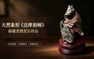 戈壁泥石《达摩祖师》：一石藏禅意，万古悟初心