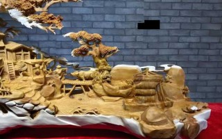 一木藏乡野，刀刻旧山河——崖柏根雕《山居归耕图》