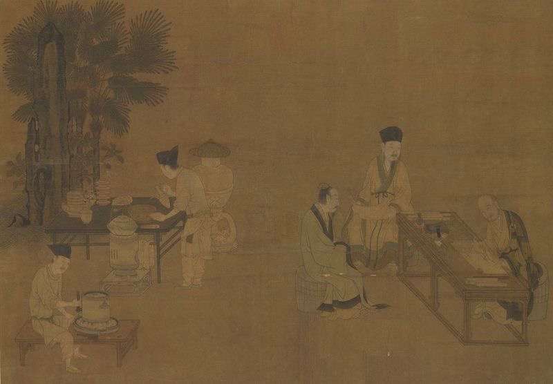 古风茶道、古话茶事、户外意境