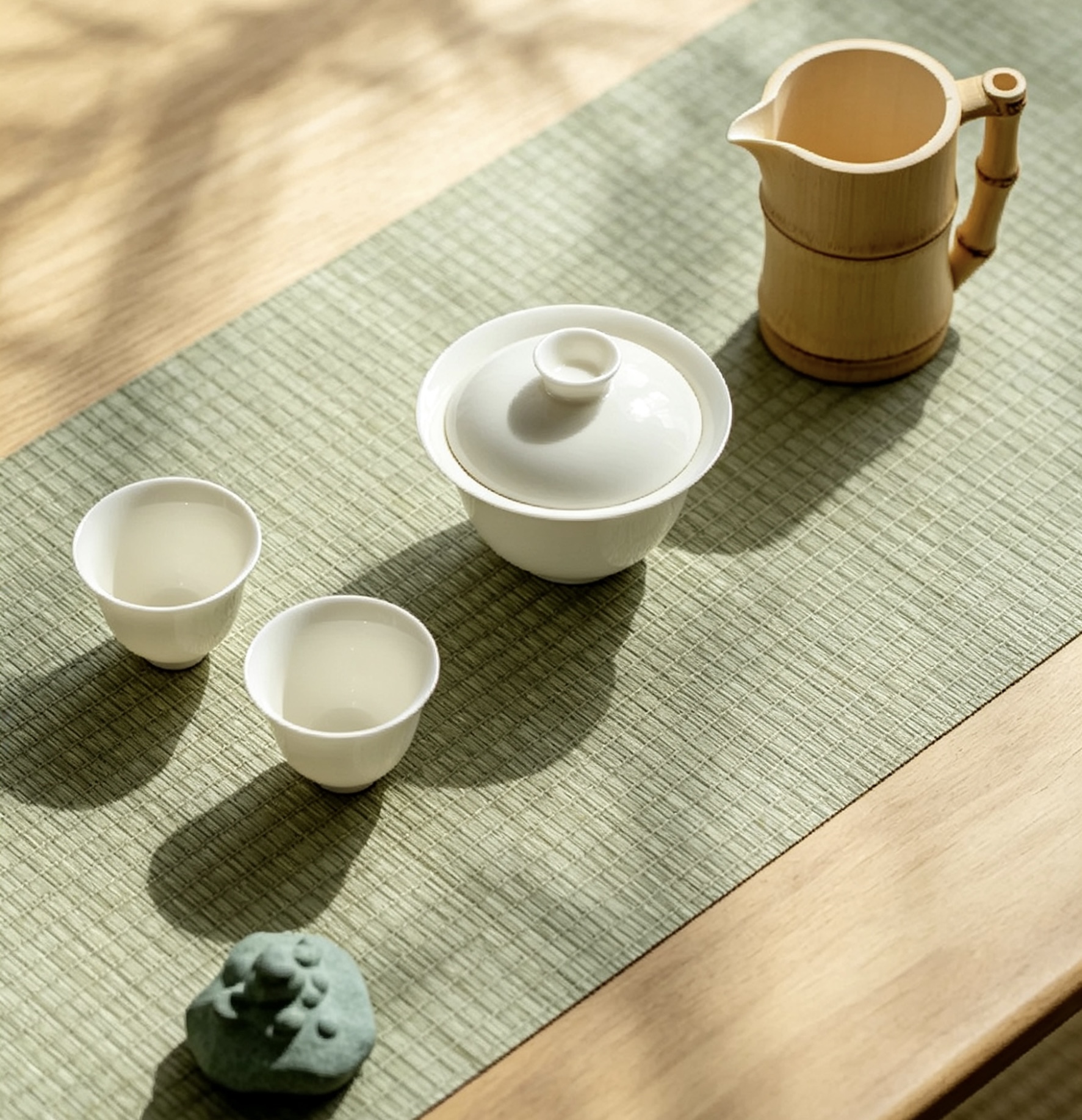 清竹素席｜极简文人茶席