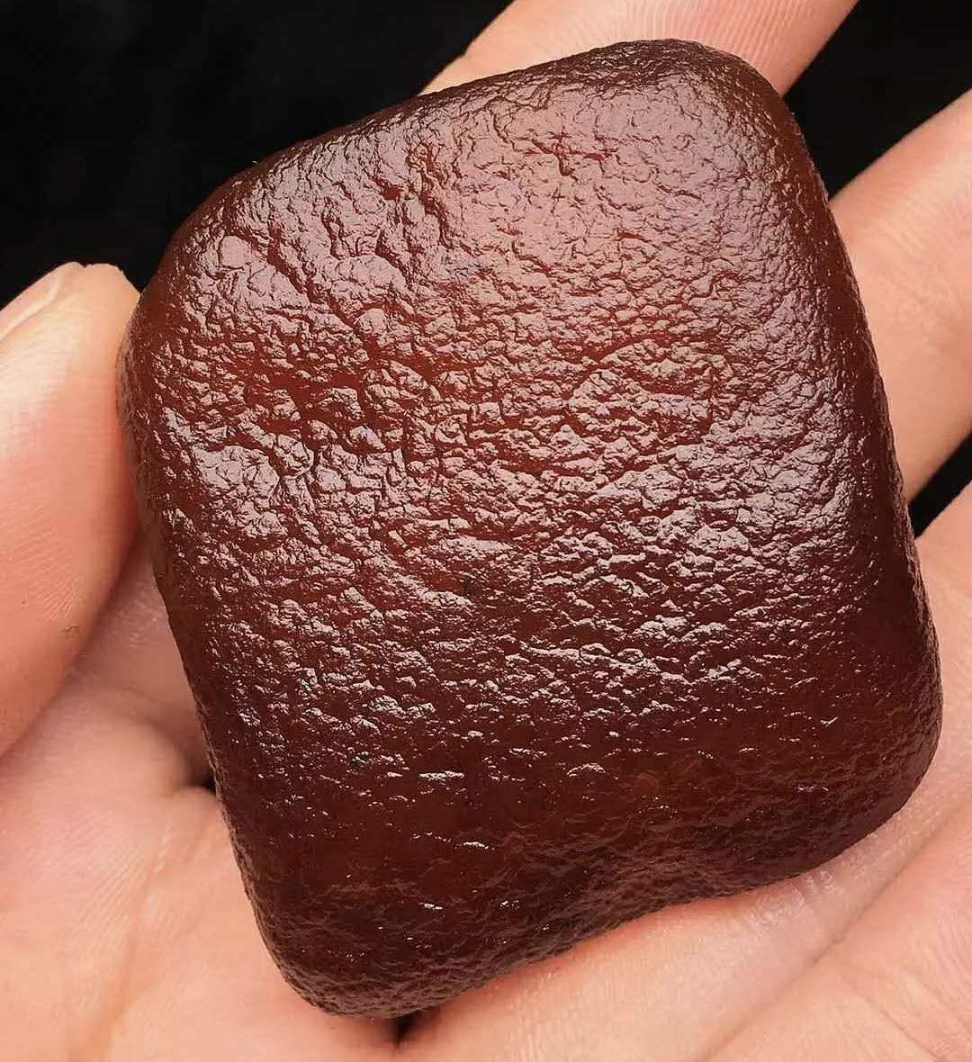 全皮蜜蜡盘玩后期效果