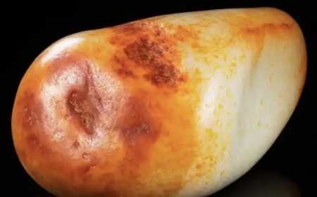 和田玉籽料最全鉴定指南：肉眼+手电双重鉴别，告别滚筒仿籽、染色假皮