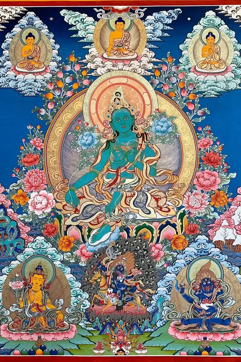 唐代波罗风格唐卡艺术特征与收藏鉴赏要点