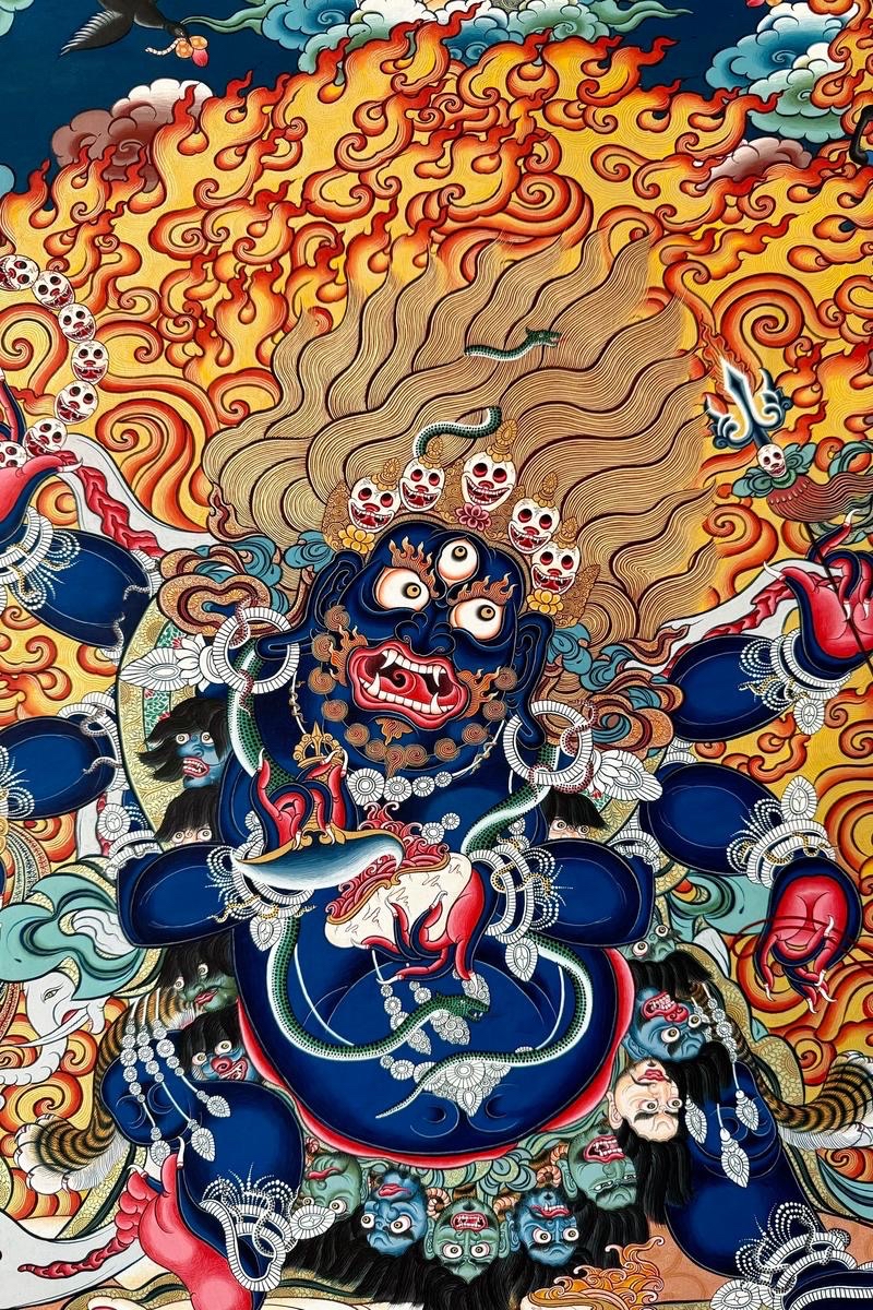 明代勉唐画派藏传唐卡｜卫藏正统藏传绘画标准范本