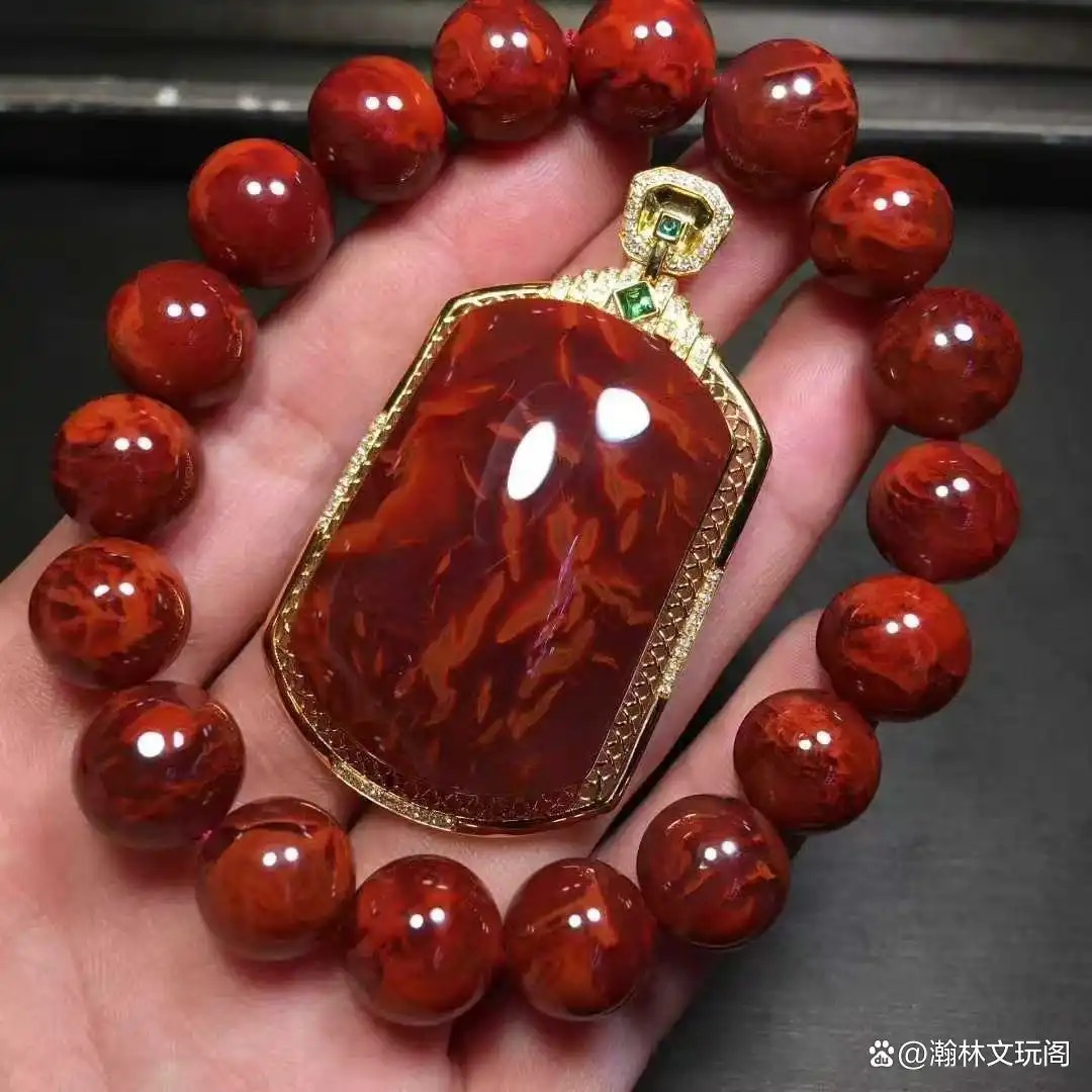 南红全套优化造假大全，注胶、烤色、染色、玻璃、红碧石仿品鉴别