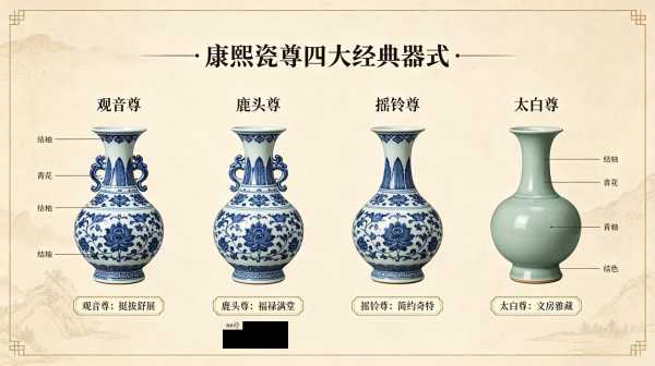 雄浑雅正，盛世瓷韵——清康熙年制瓷尊鉴赏