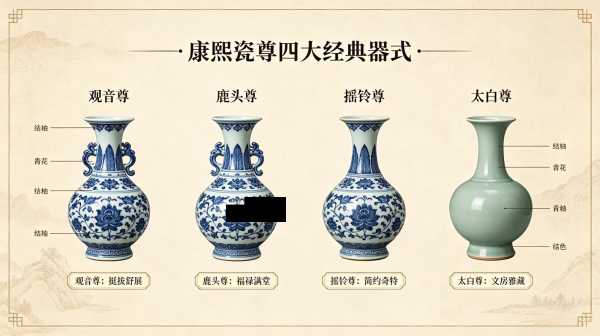 雄浑雅正，盛世瓷韵——清康熙年制瓷尊鉴赏