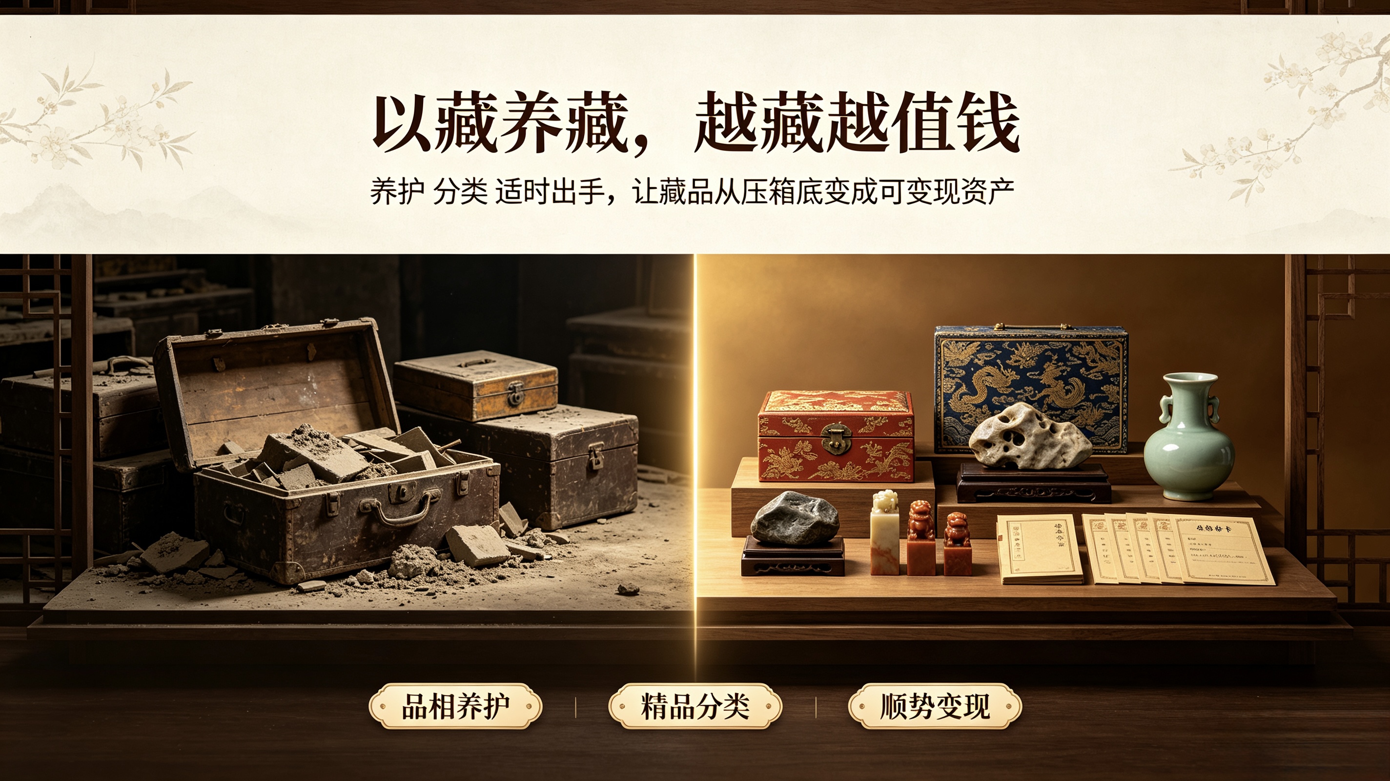 民间藏品长期保值与变现养护：如何让你的藏品越藏越值钱