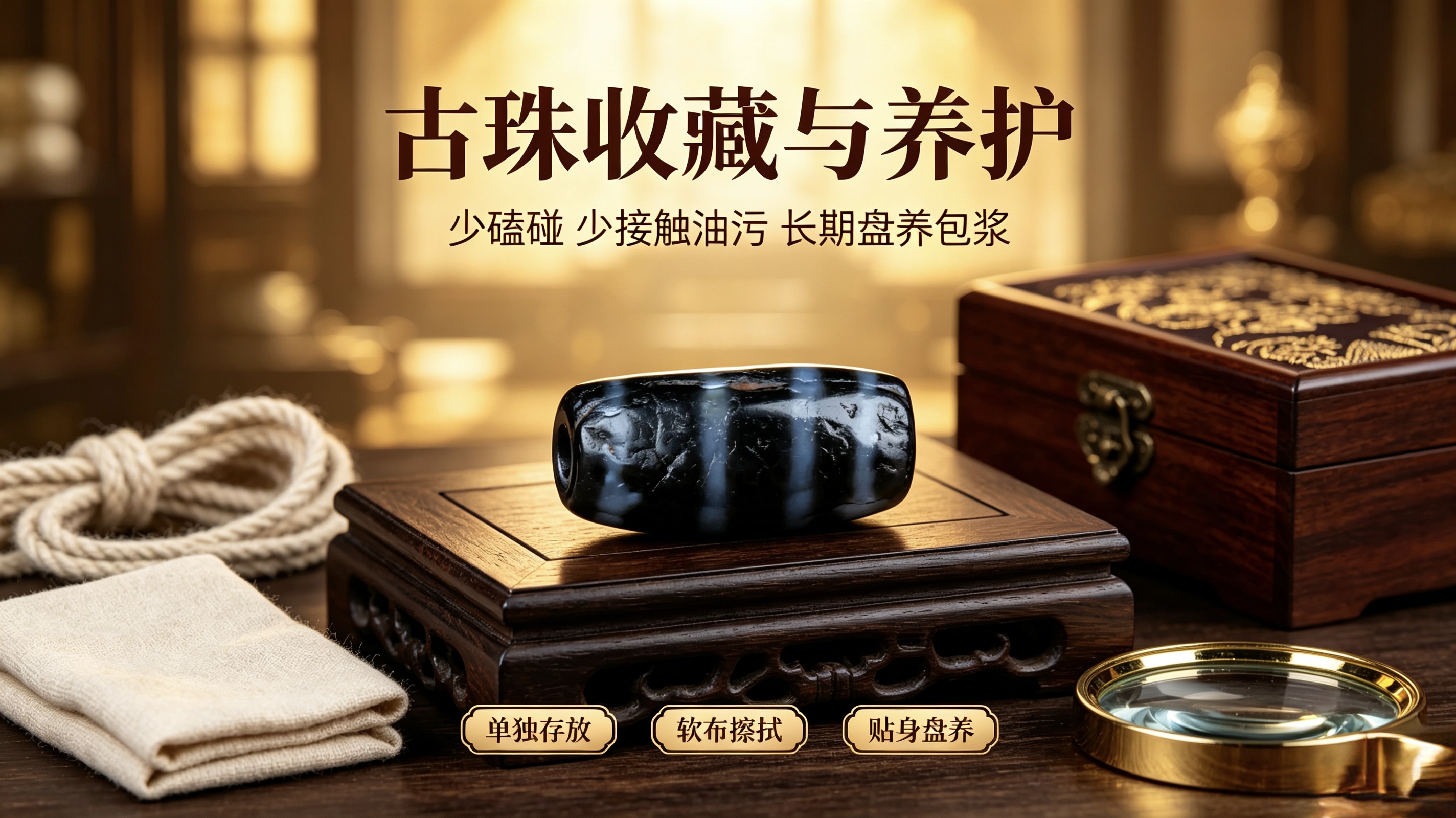 千年七线至纯古珠：藏地缠丝药师天珠的底蕴与收藏之道