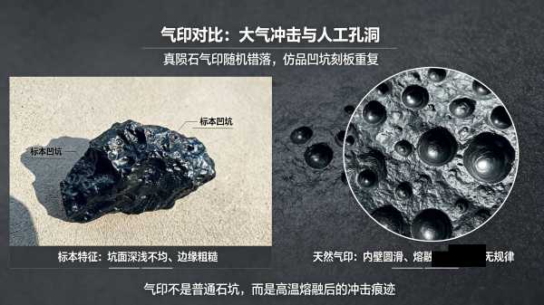 真假陨石鉴别全解：熔壳、气印是核心辨伪标尺