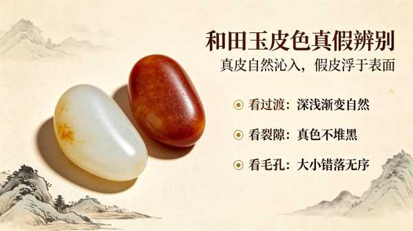 和田玉真假辨别完整教程（含皮色鉴别）