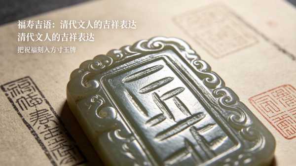 清式透雕螭龙福寿玉牌：古玉刀工与文人吉祥美学的完美融合