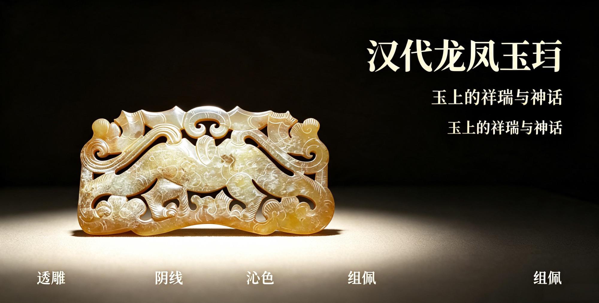 镂雕龙凤玉珩：汉代玉作的浪漫与风骨