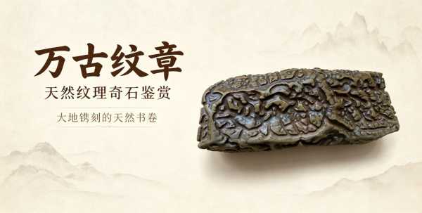 纹路奇石《万古纹章》：大地镌刻的天然书卷