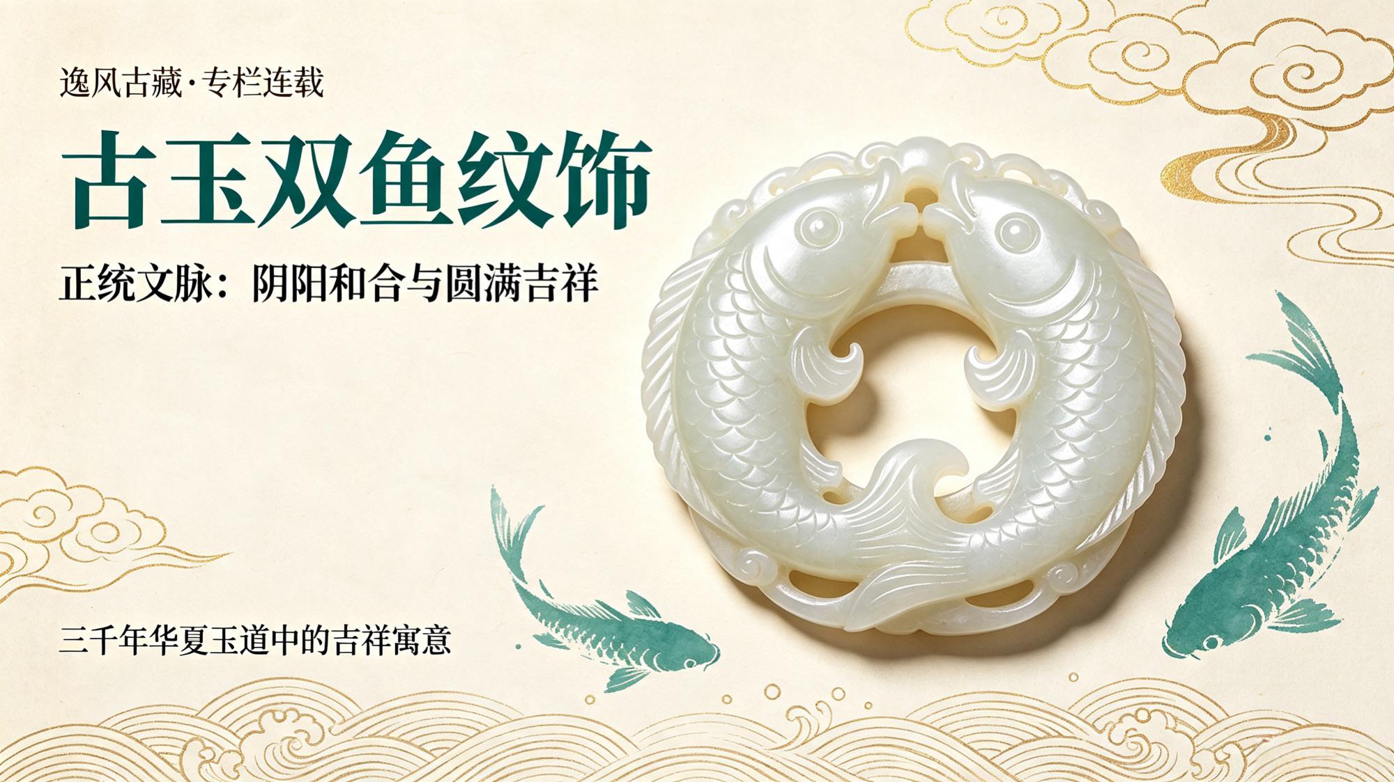 【逸风古藏·下篇 正统文脉】 古玉双鱼纹饰：三千年阴阳和合、圆满吉祥的华夏正统玉文化