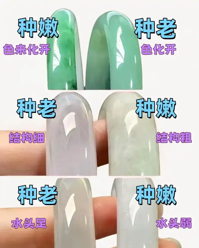 翡翠种老与种嫩完整区别详解