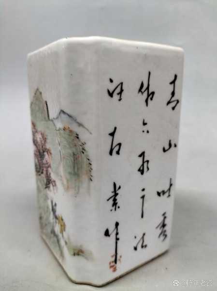 清末民初浅绛彩瓷，文人瓷画的最后辉煌
