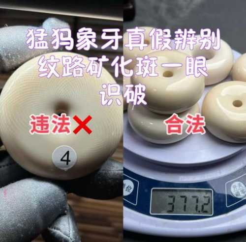 牙角纹理深度鉴别,天然纹路与人工仿纹区分 牙角纹理深度鉴别,天然纹路与人工仿纹区分