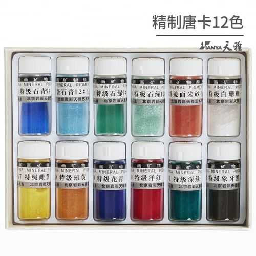 天然矿物颜料唐卡科普,颜料辨别唐卡品质 天然矿物颜料唐卡科普,颜料辨别唐卡品质